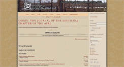 Desktop Screenshot of journal.acrlla.org